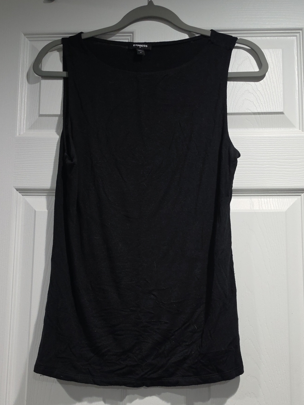 Express Black Scoop Neck Sleeveless Tank